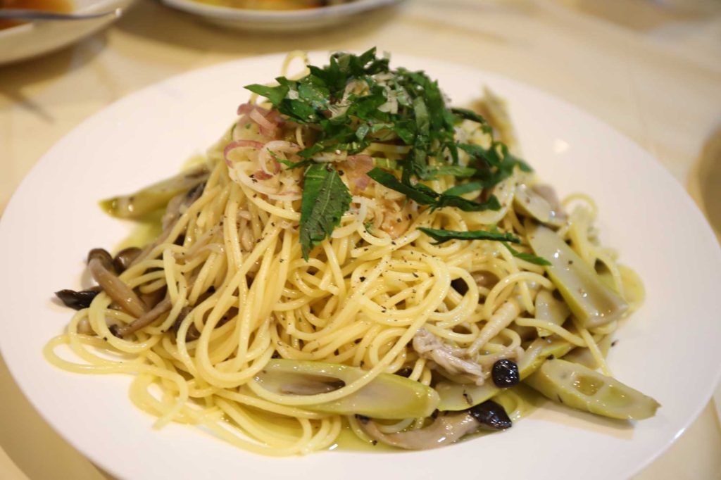 四方竹のパスタ
