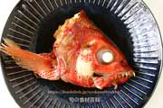 ハチジョウアカムツのかぶと煮,八丈赤鯥,ヒーランマチ,Etelis carbunculus,Ruby snapper