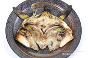 シマアジのかぶと焼き,縞鯵