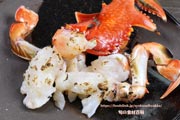 アサヒガニ,炙り,spanner crab,Ranina ranina