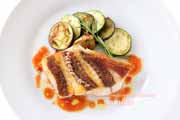 ヒメフエダイのポワレ ヒメフエダイ,ポワレ,ミミジャー,Humpback red snapper