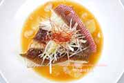 ヒメフエダイ中華風蒸し魚(清蒸魚) ヒメフエダイ,中華風蒸し魚,清蒸魚,ミミジャー,Humpback red snapper