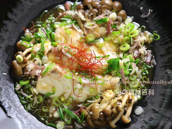 調理したオオスジハタ　料理　酒蒸しキノコ餡かけ