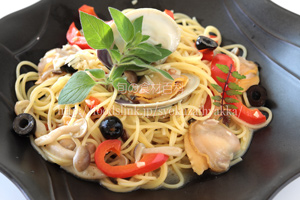 ホンビノスガイ/ほんびのす貝のスパゲッティ