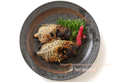 マツカサウオの素焼き　グリル Monocentris japonica Pineconefish　Pineapple fish
