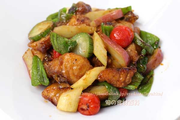 オオグチイシチビキの揚げ炒め オオグチイシチビキ,揚げ物,炒め物,,Aphareus rutilans,タイクチャーマチ