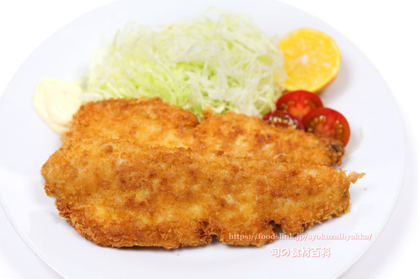 ハマトビウオのフライ ハマトビウオ,フライ,カツレツ