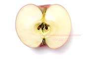 りんご,旭の断面,McIntosh red,apple