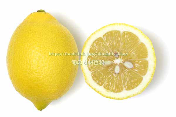 ユーレカ種（Eureka）レモンの断面