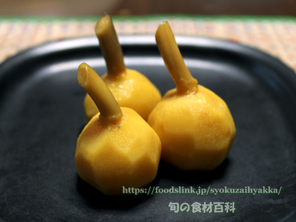 クワイ(慈姑)の含め煮 クワイ(慈姑)の含め煮