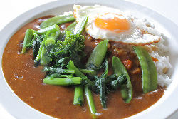 のらぼう菜<洋種なばなのカレー