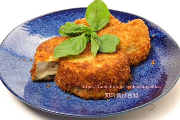 プロスペローザのハムチーズサンドフライ,Prosperosa,イタリア野菜,イタリア,丸茄子