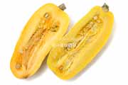 デリカータ・スカッシュ（Delicata Squash）の断面