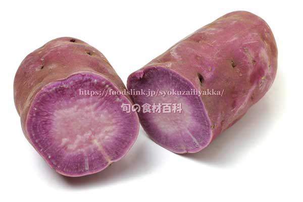 パープルスイートロード,断面,紫芋,かんしょ農林56号