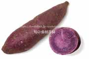 紫色のサツマイモ（甘藷）新品種、ふくむらさきの断面
