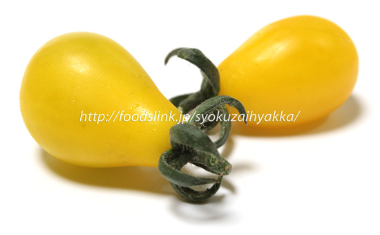 イエローペアー（Yellow-Pear)：黄色いミニトマト